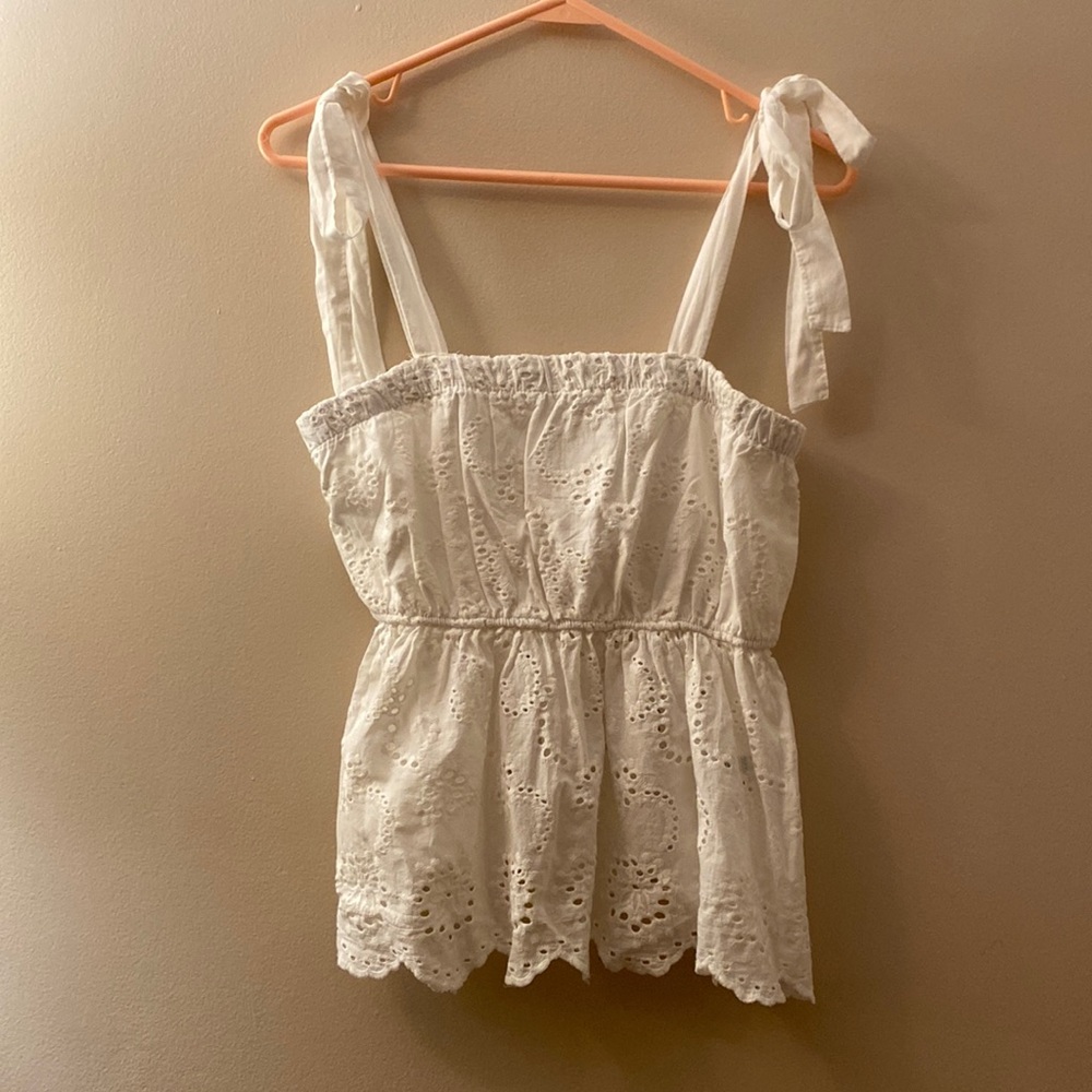 Brand New NWT American Eagle White Lace Tank